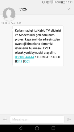 Kablonet modem geridönüşüm