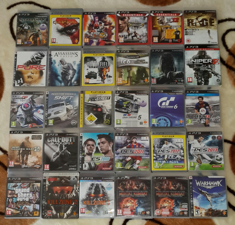 Çeşit çeşit Multiman'lı Cobra ODE'li PS3'ler - TeknoSA Garantili PS4 - 30 Adet Kutulu PS3 oyunu vsvs