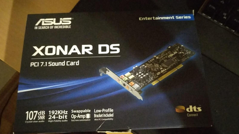 ASUS XONAR DS PCI 7.1 Sound Card