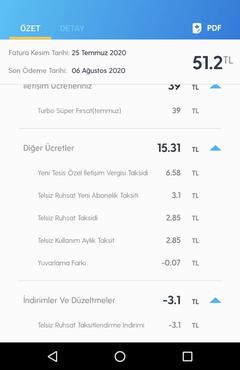 Turkcell yeni faturalı hat vergileri