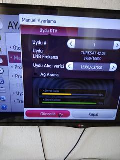  BEYAZ TV SİNYAL YOK