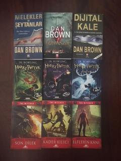 Witcher-Harry Potter-Dan Brown Setleri lot satış
