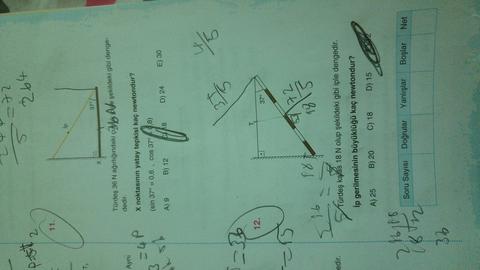 FİZİK TORK SORULARI ACİL YARDIM