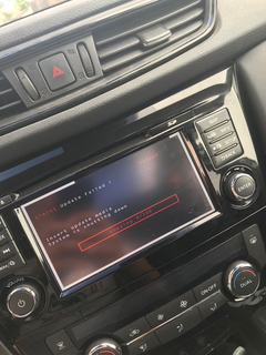 Nissan X-Trail Multimedia Update Failed