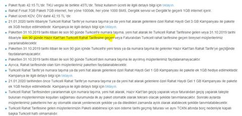 Turkcell Kampanya Kapsamı