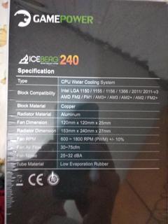 Gamepower Icebreg 240 Ryzen AM4 uyumu