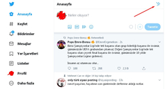 Twitter x bunu beğendi, x bunu takip ediyor özelliğini kapatma