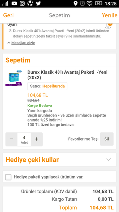 Hepsiburada kategori sınırlı %25 + 30 tl indirim