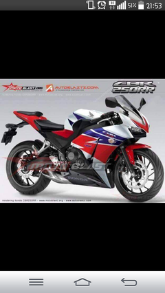  İşte karsinizda yeni cbr 250 rr