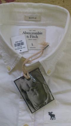  Abercrombie gömlek orijinal sıfır 1 adet beyaz