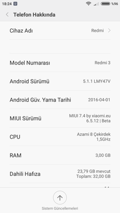  ★ Xiaomi Redmi 3 Pro ★ Ana Konu & Kullanıcı Kulübü ★