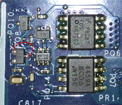 Notebook mosfet arızası