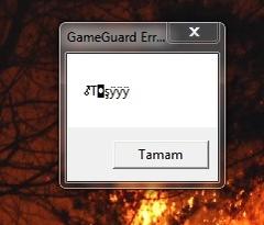  Metin2 Gameguard hatası