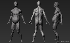  zbrush çalışması (sculpt)