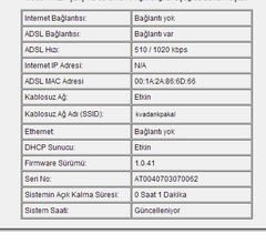  Airties RT-205 Modem Arayüzüne Giriş Sorunu