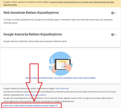 Gördüğünüz Reklamları Kontrol Etme Ayarları!!!