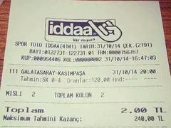  SSS 8. Hafta | Galatasaray - Kasımpaşa | 31/10/2014 - 20.00