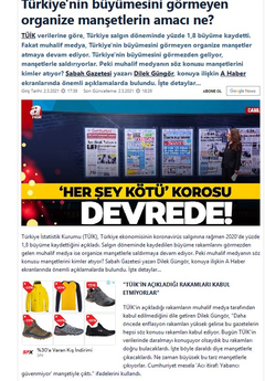 Sabah gazetesi yine harikalar diyarında