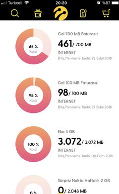 Turkcell Net Paketleri ve Kullanım Önceliği