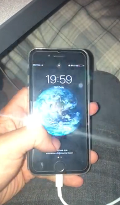 iPhone 6 Ekranda Çizgiler SS'li