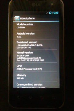  LG Optimus 2x 8MP P990