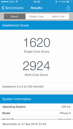  Geekbench Skorlarınızı Paylaşmak ister misiniz?