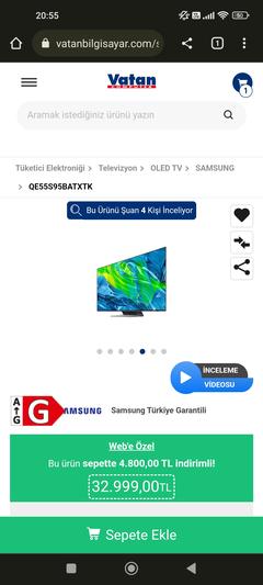 55 İnç OLED TV Tavsiyesi