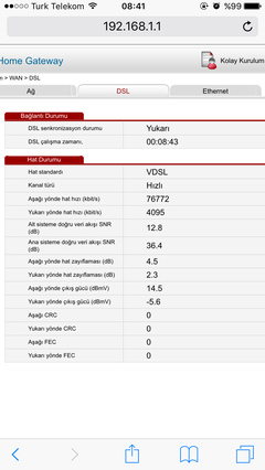 VDSL Hat Zayıflaması (dB) Değerleri [ANA KONU]