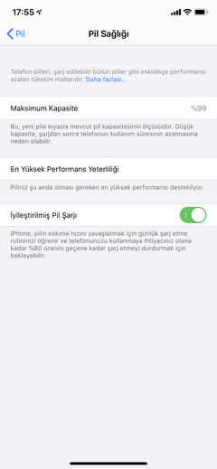 APPLE IPHONE PİL SAĞLIĞI  [ANA KONU]