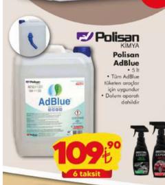 Polisan Adblue 5 lt 109 tl (şok market)