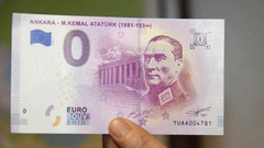 Avrupa Merkez Bankası Atatürk Portreli Euro Bastı
