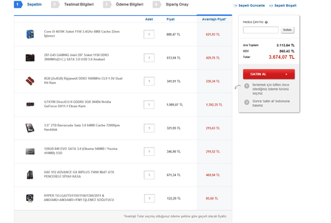 Sistemin son hali nasıl olmuş??