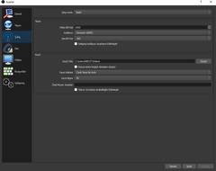 4-5 mbit upload için Optimum OBS ayarları