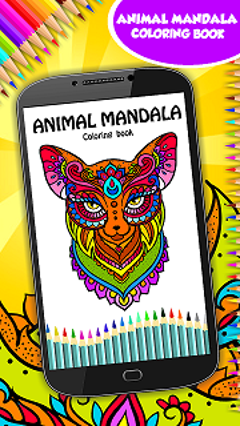 Mandala Hayvanları - Boyama Kitabı