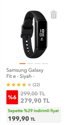 Samsung Galaxy Fit e /199.99 TL