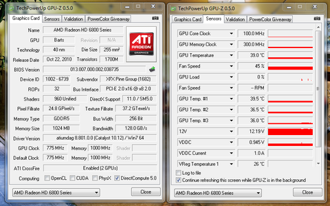 Eyefinity 5760x1080 Testleri, AMD X6 1100T 4GHZ İLE XFX HD 6850 İkizler