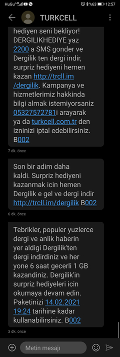 Dergilik Sürpriz Hediye