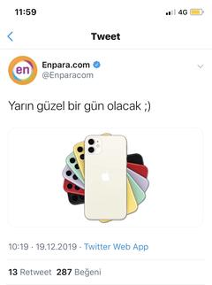 ENPARA “yarın güzel bir gün olacak” DAĞ FARE DOĞURDU 