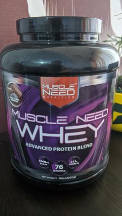 MUSCLE NEED WHEY Protein tozu