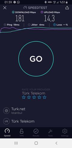 TÜM OPERATÖRLER 4,5G HIZ TESTİ [ANA KONU] 5G YE DOĞRU ADIM ADIM