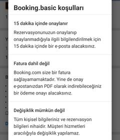 Booking.com rezaleti ( ve 1 ay sonra booking.com un para iadesi)) 