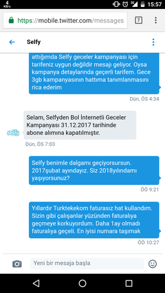 Selfy'den Bol İnternetli Geceler Kampanyası Hakkında Uyarı!