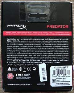 SATILMIŞTIR_Kingston HyperX Predator RGB 16 GB (2x8) 3200MHz