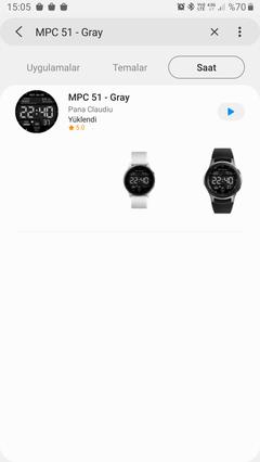 Samsung Galaxy Watch Arayüz Paylaşımı