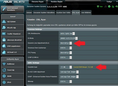 ASUS Modemlerde SNR margin değiştirme yöntemi (Bağlantı kopmalarına karşı)