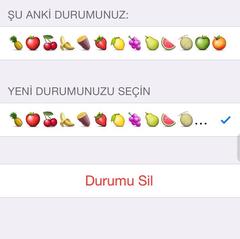  Whatssapp durumlarındaki meyveler ne anlama geliyor