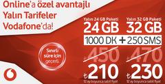Vodafone dan Yeni Yalın Tarifeler!