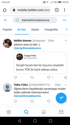 TWİTTER TRENDLERDEYİZ #ykstarihinedokunma