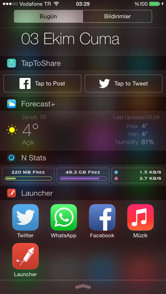  iPhone / iPad Cihazlarınızda Kullandığınız Widget'ler | ANA KONU |