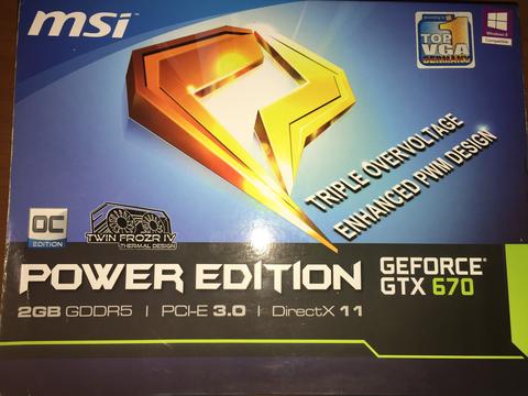 | SATILDI | MSI NVIDIA GTX 670 Power Edition